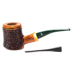 Pipa in Radica Santambrogio Rusticata Cherrywood