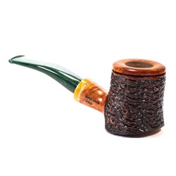 Pipa in Radica Santambrogio Rusticata Cherrywood