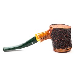 Pipa in Radica Santambrogio Rusticata Cherrywood