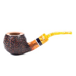 Pipa in Radica Santambrogio Rusticata Bent Apple