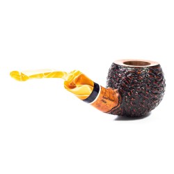 Pipa in Radica Santambrogio Rusticata Bent Apple