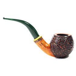 Briar Pipe Santambrogio Rusticated Bent Apple