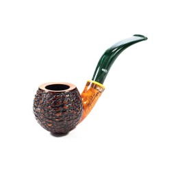 Briar Pipe Santambrogio Rusticated Bent Apple