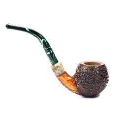 Briar Pipe Santambrogio Rusticated Bent Apple