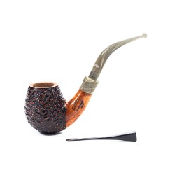 Briar Pipe Santambrogio Rusticated Bent