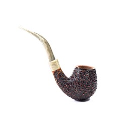 Briar Pipe Santambrogio Rusticated Bent