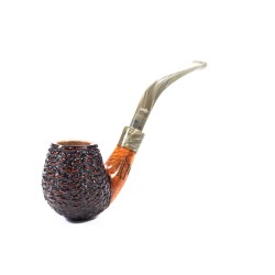 Briar Pipe Santambrogio Rusticated Bent