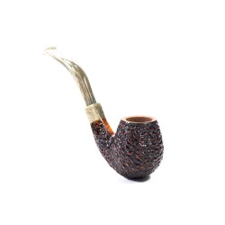Briar Pipe Santambrogio Rusticated Bent