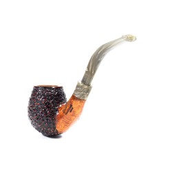Briar Pipe Santambrogio Rusticated Bent