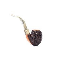 Briar Pipe Santambrogio Rusticated Bent