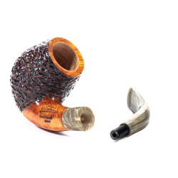 Briar Pipe Santambrogio Rusticated Bent