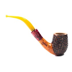 Briar Pipe Santambrogio Rusticated Bent