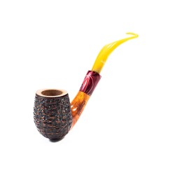 Briar Pipe Santambrogio Rusticated Bent