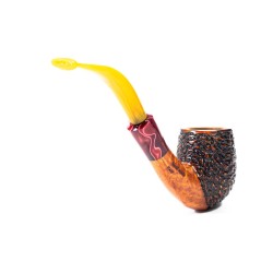 Briar Pipe Santambrogio Rusticated Bent