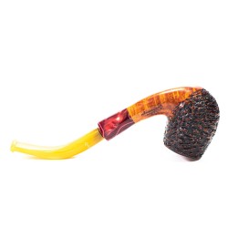 Briar Pipe Santambrogio Rusticated Bent