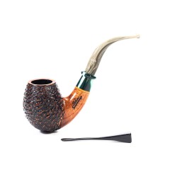 Briar Pipe Santambrogio Rusticated Full Bent