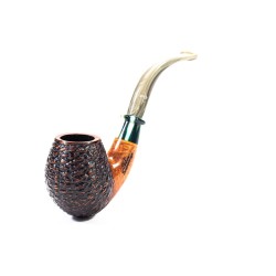 Briar Pipe Santambrogio Rusticated Full Bent