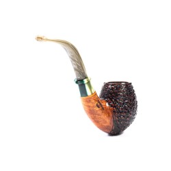 Briar Pipe Santambrogio Rusticated Full Bent