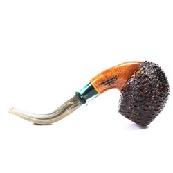 Briar Pipe Santambrogio Rusticated Full Bent