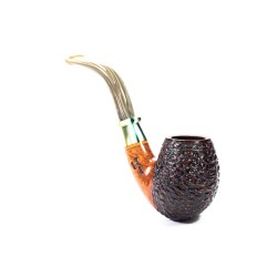 Briar Pipe Santambrogio Rusticated Full Bent