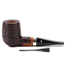 Briar Pipe Santambrogio Rusticated Billiard