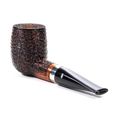 Briar Pipe Santambrogio Rusticated Billiard