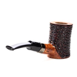 Briar Pipe Santambrogio Rusticated Cherrywood
