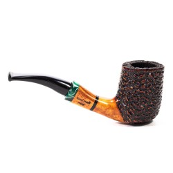 Briar Pipe Santambrogio Rusticated Bent Billiard