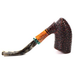 Briar Pipe Santambrogio Rusticated Bent Dublin
