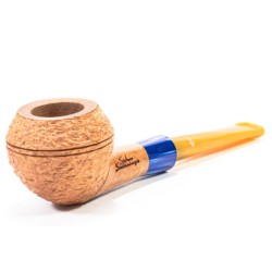 Pipe Santambrogio Rusticated Natural Rhodesian