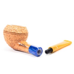 Pipe Santambrogio Rusticated Natural Rhodesian