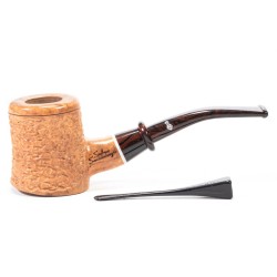 Pipe Santambrogio Rusticated Natural Cherrywood
