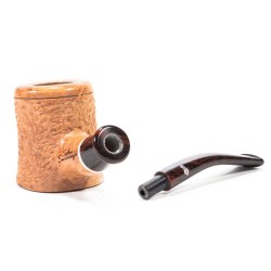 Pipe Santambrogio Rusticated Natural Cherrywood