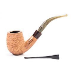Pipe Santambrogio Rusticated Natural Bent