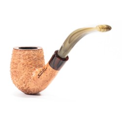 Pipe Santambrogio Rusticated Natural Bent