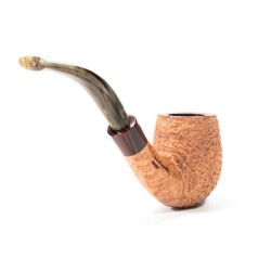 Pipe Santambrogio Rusticated Natural Bent