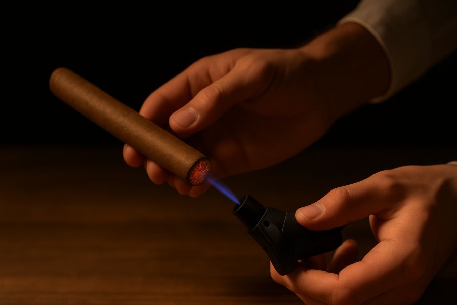 Is There a Wrong Way to Light a Cigar