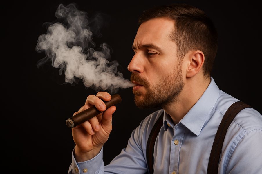 Why You Should Never Inhale a Cigar