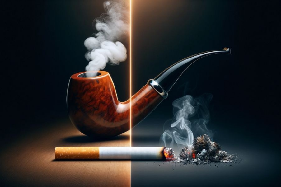 Pipe tobacco and cigarette tobacco differences